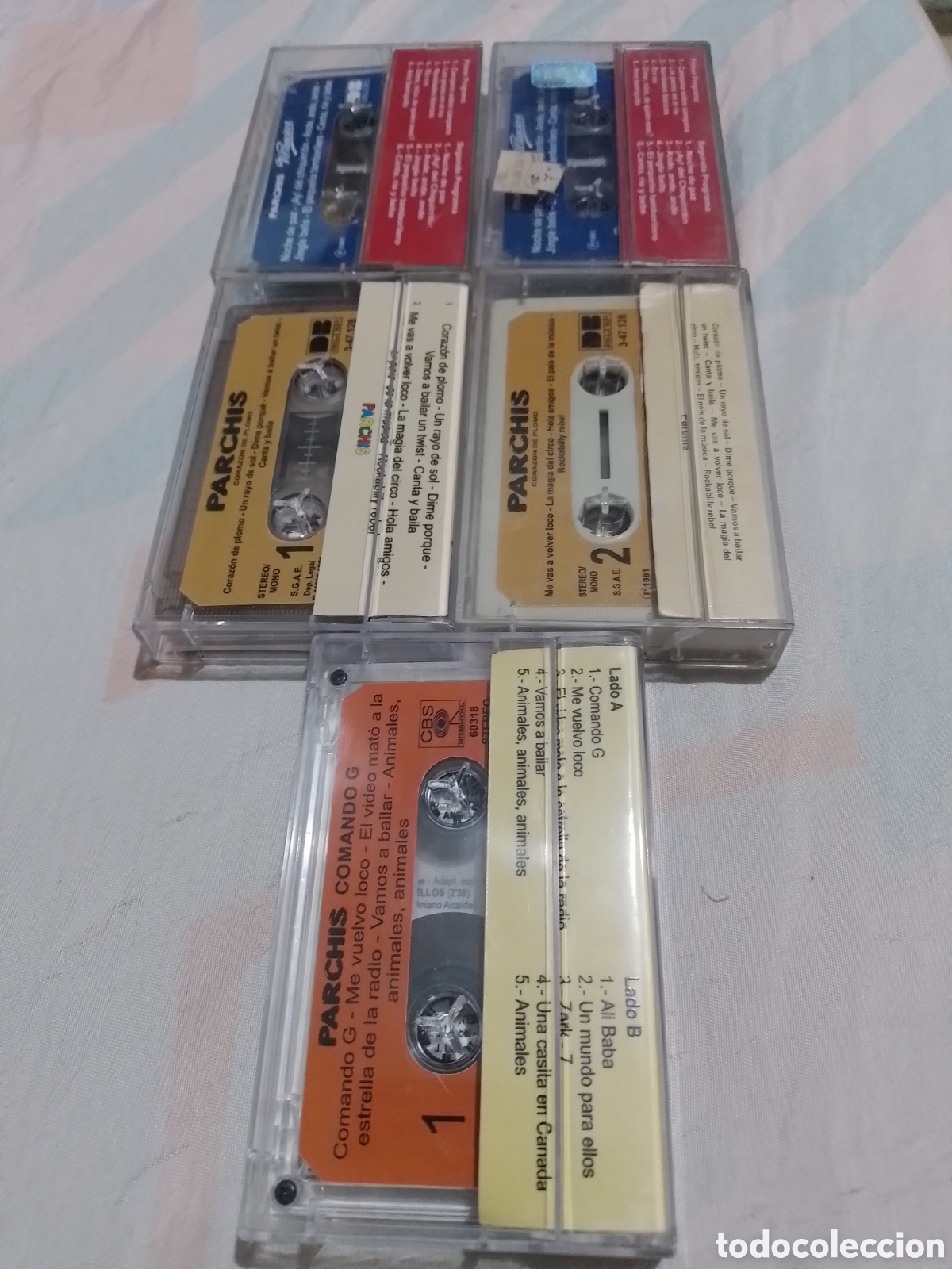 Casetes antiguos: Parchis Cassette Lote de 5 - Foto 2