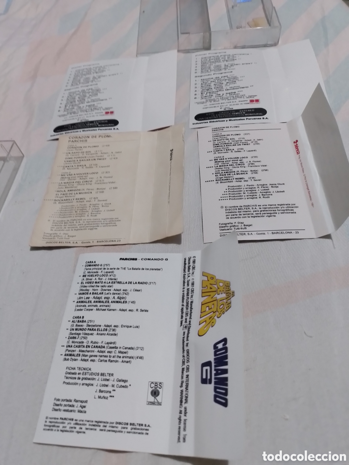 Casetes antiguos: Parchis Cassette Lote de 5 - Foto 4