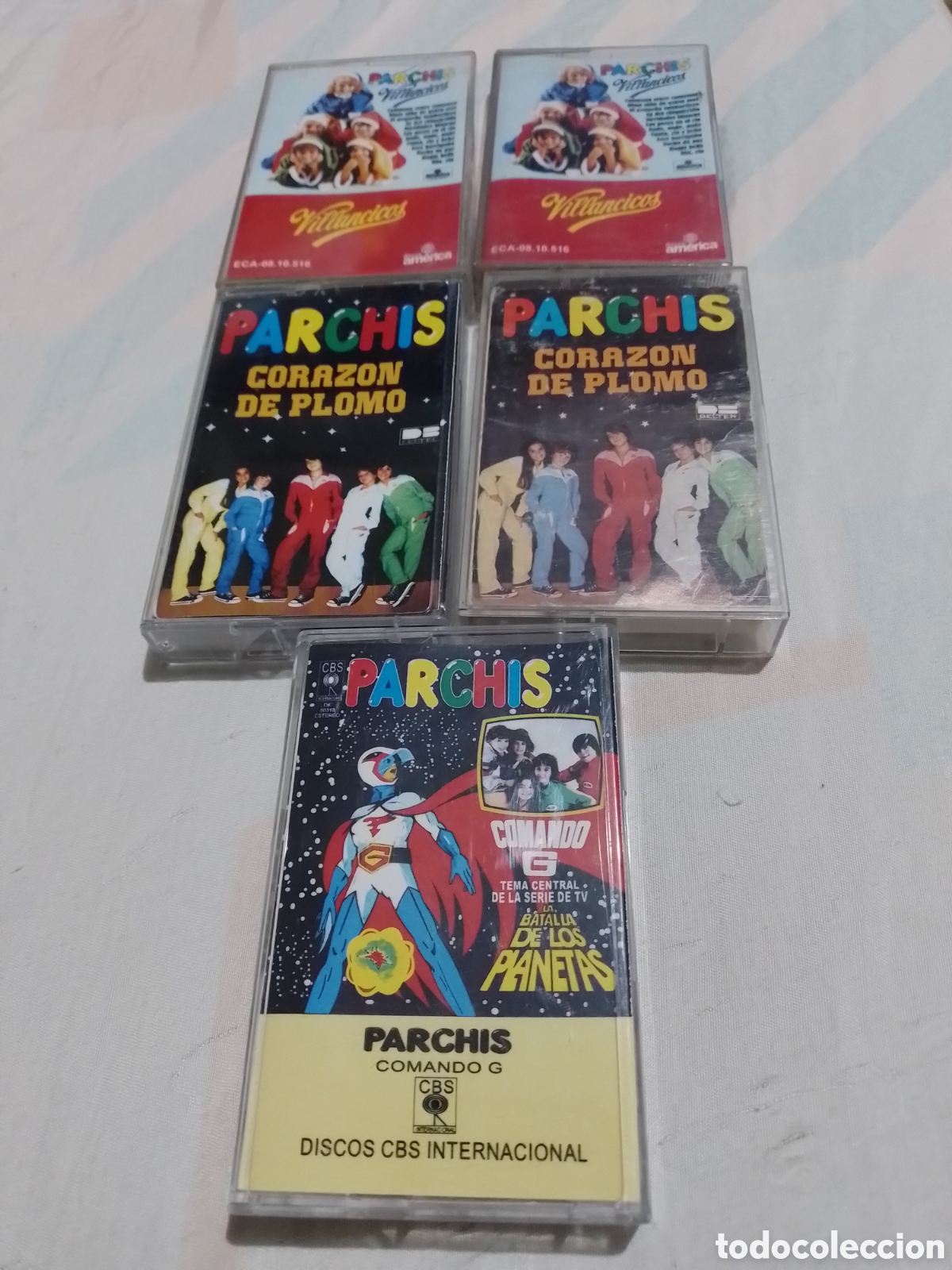 Casetes antiguos: Parchis Cassette Lote de 5 - Foto 1
