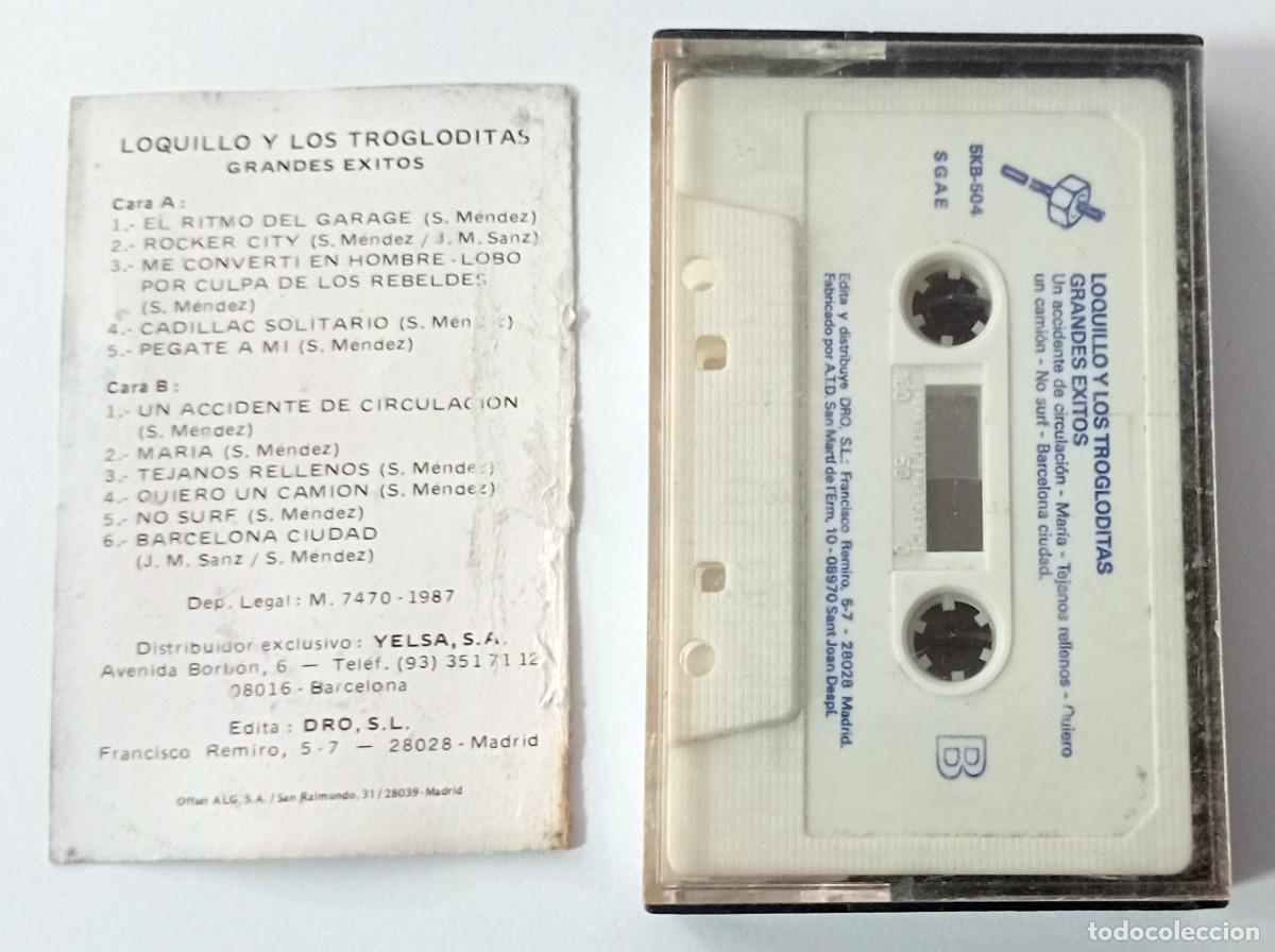 Casetes antiguos: CASSETTE LOQUILLO Y LOS TROGLODITAS - Foto 3