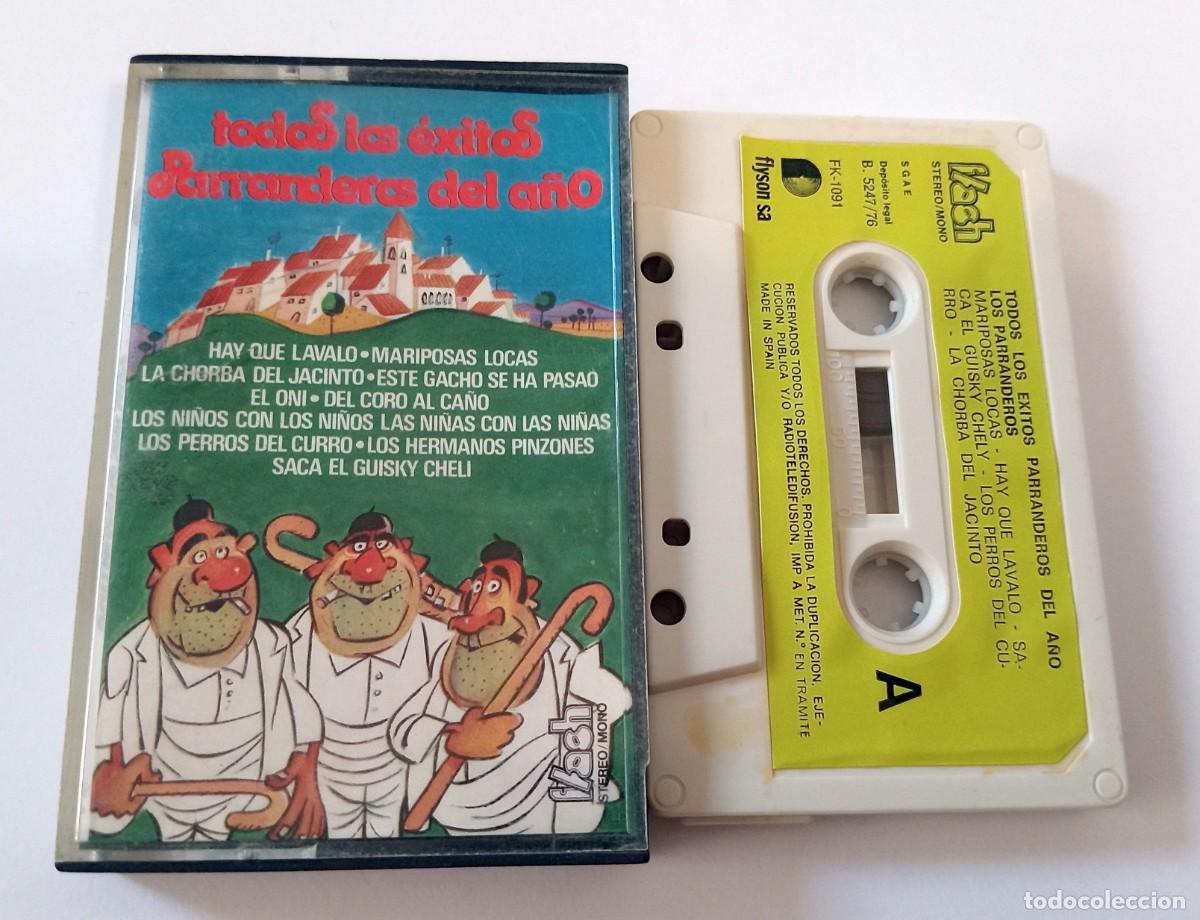 Casetes antiguos: CASSETTE LOS PARRANDEROS - TODOS LOS &Eacute;XITOS PARRANDEROS DEL A&Ntilde;O - Foto 1