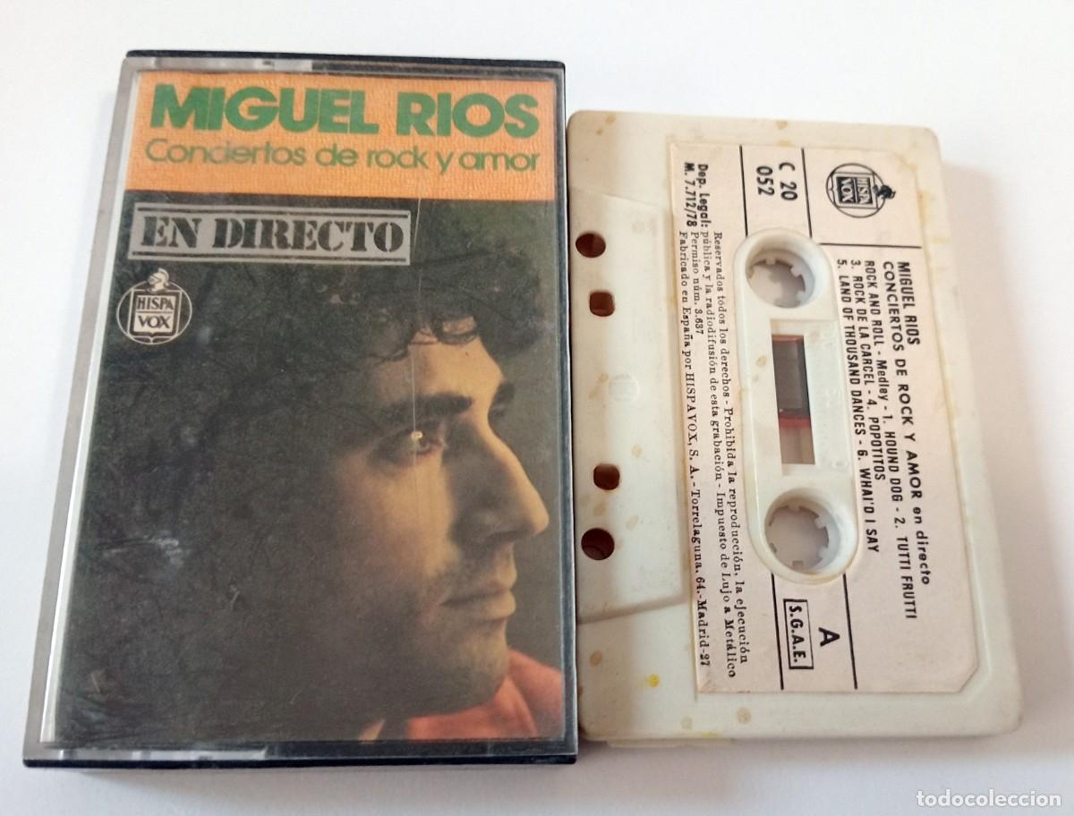 Alte Kassetten: CASSETTE MIGUEL RIOS - CONCIERTOS DE ROCK Y AMOR