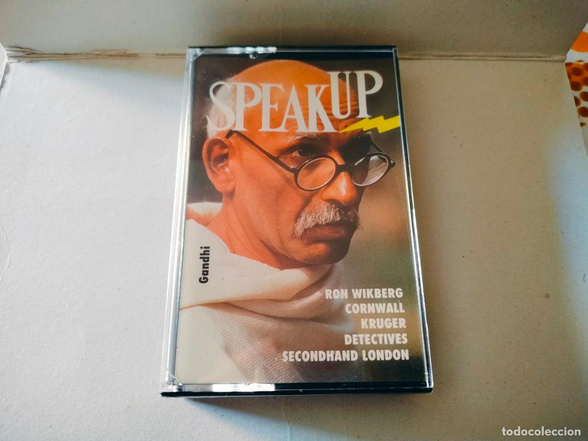 Cassette antiche: ANTIGUA CASETE CASSETTE SPEAKUP GANDHI SIN ABRIR BUEN ESTADO