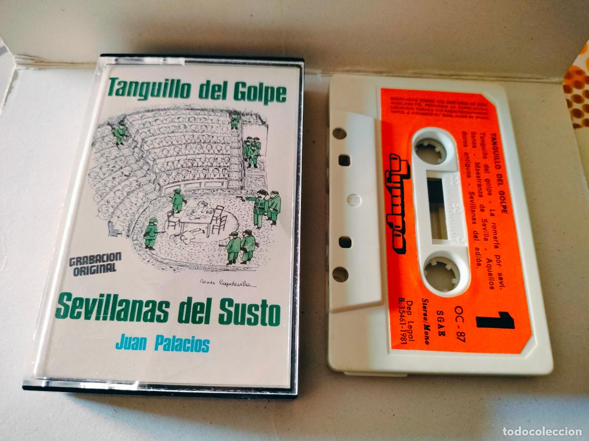 Cassette antiche: ANTIGUA CASETE CASSETTE TANGUILLO DEL GOLPE SEVILLANAS DEL SUSTO BUEN ESTADO