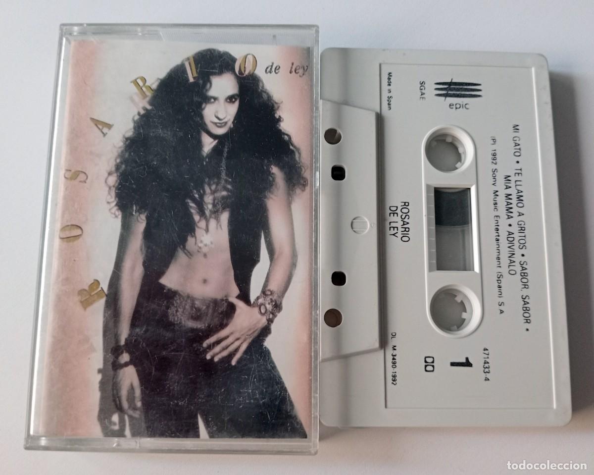 Casetes antiguos: CASSETTE ROSARIO FLORES - DE LEY - Foto 1