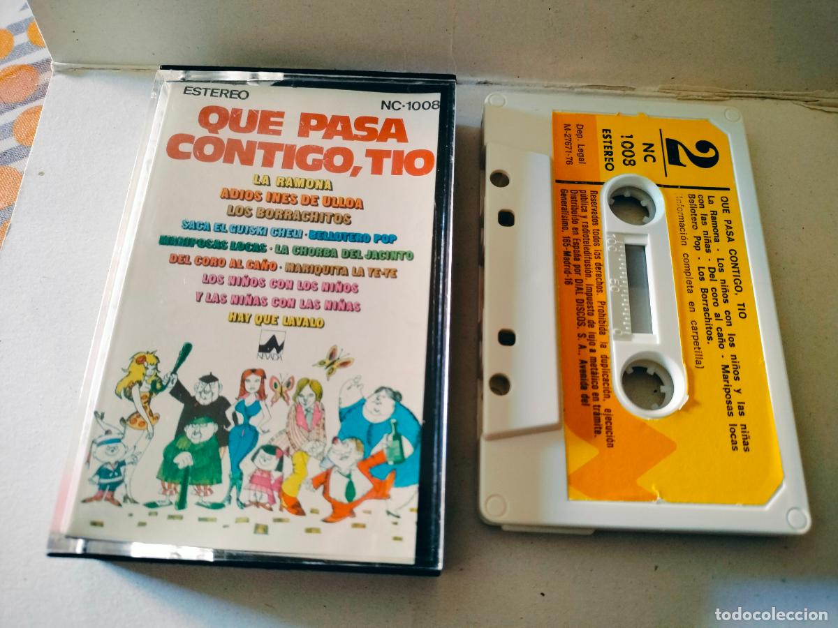 Cassette antiche: ANTIGUA CASETE CASSETTE QUE PASA CONTIGO TIO LA RAMONA BUEN ESTADO