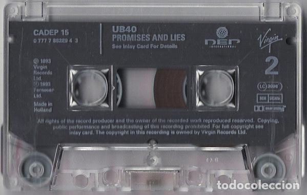 Casetes antiguos: UB40 -Promises And Lies- - Foto 4