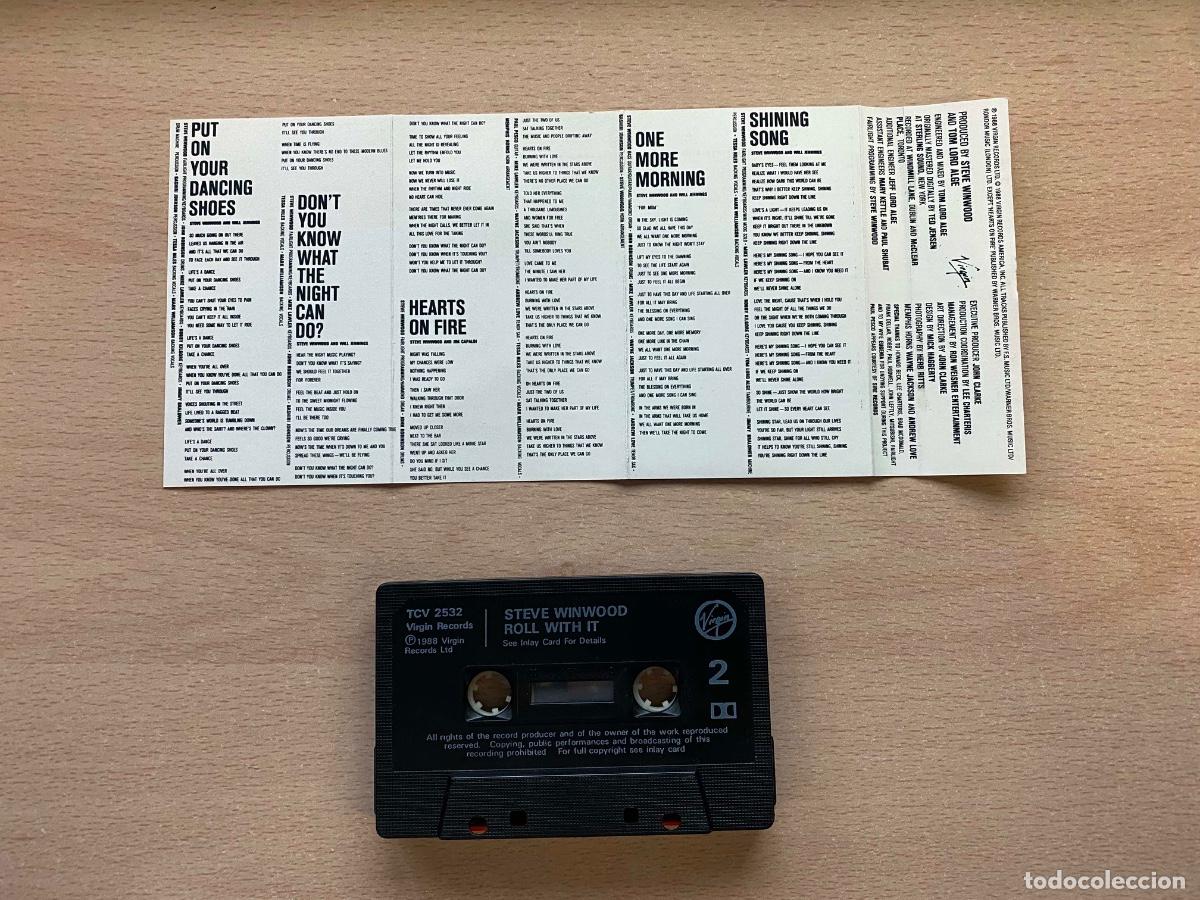 Casetes antiguos: Steve Winwood -Roll With It- - Foto 2