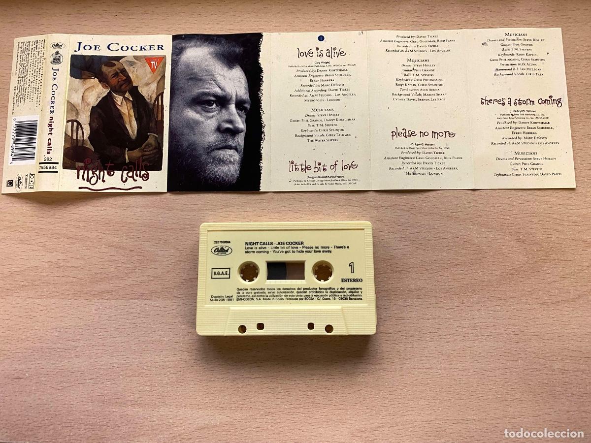 Casetes antiguos: Joe Cocker -Nigth Calls- - Foto 1