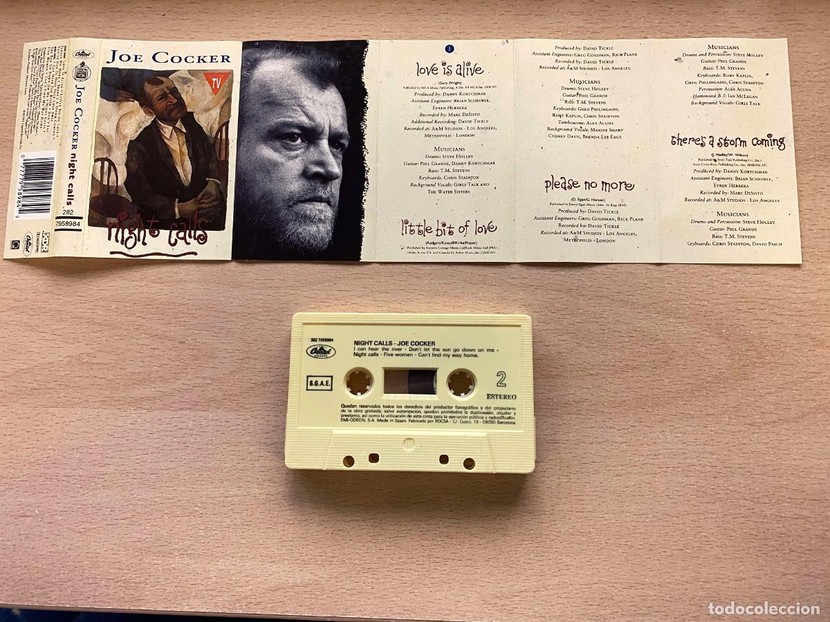 Casetes antiguos: Joe Cocker -Nigth Calls- - Foto 2
