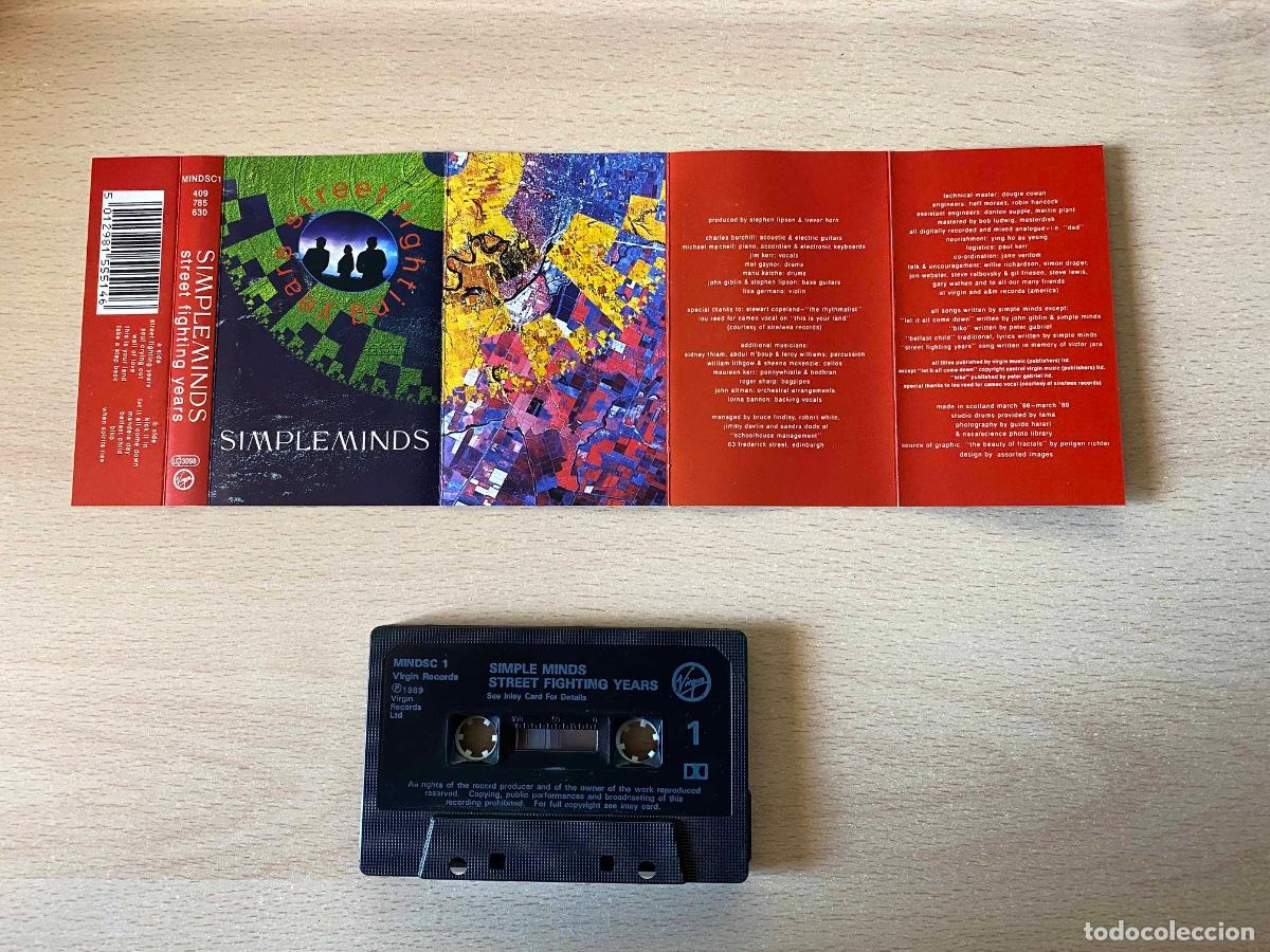 Casetes antiguos: Simple Minds -Street Fighting Years- - Foto 1
