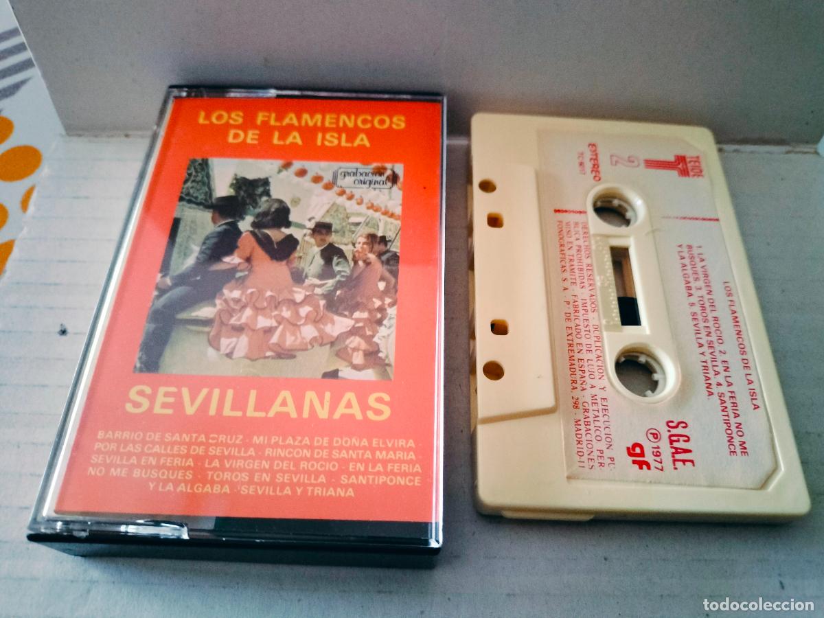 Cassette antiche: ANTIGUA CASETE CASSETTE LOS FLAMENCOS DE LA ISLA BUEN ESTADO