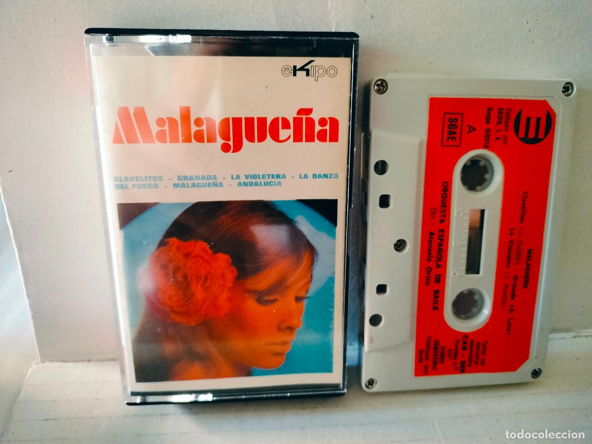 Casetes antiguos: ANTIGUA CASETE CASSETTE MALAGUE&Ntilde;A CLAVELITOS DEL FUEGO BUEN ESTADO