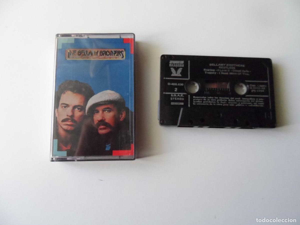 Casetes antiguos: CASSETE ORIGINAL BELLAMY BROTHERS -RESTLESS - Foto 1