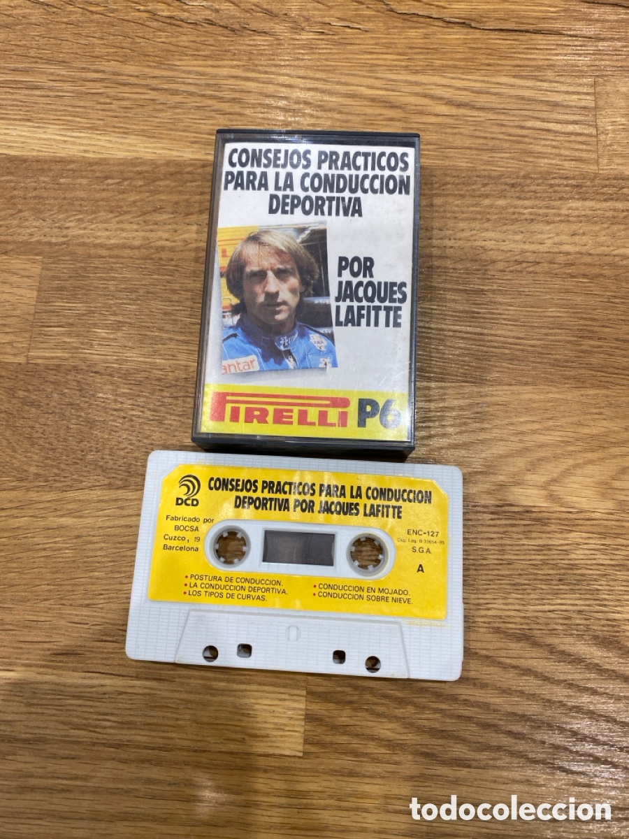 Casetes antiguos: casete pirelli p6 Jaques Lafitte - Foto 1