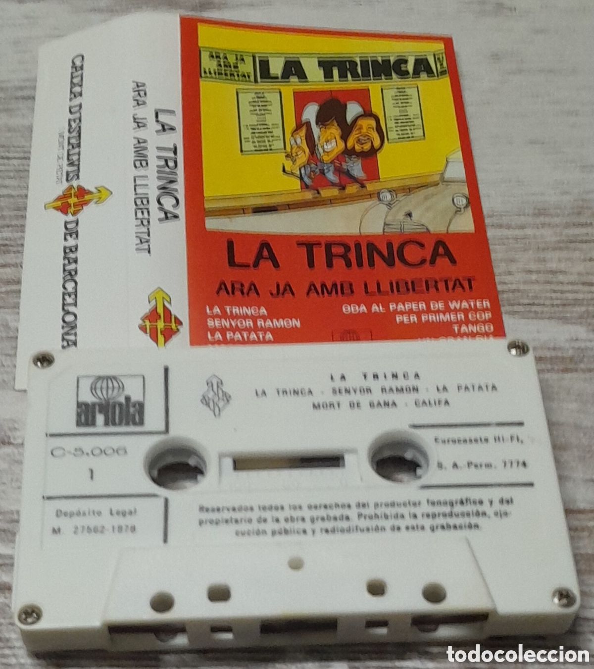 Casetes antiguos: LA TRINCA - ARA JA AMB LLIBERTAT - Foto 1