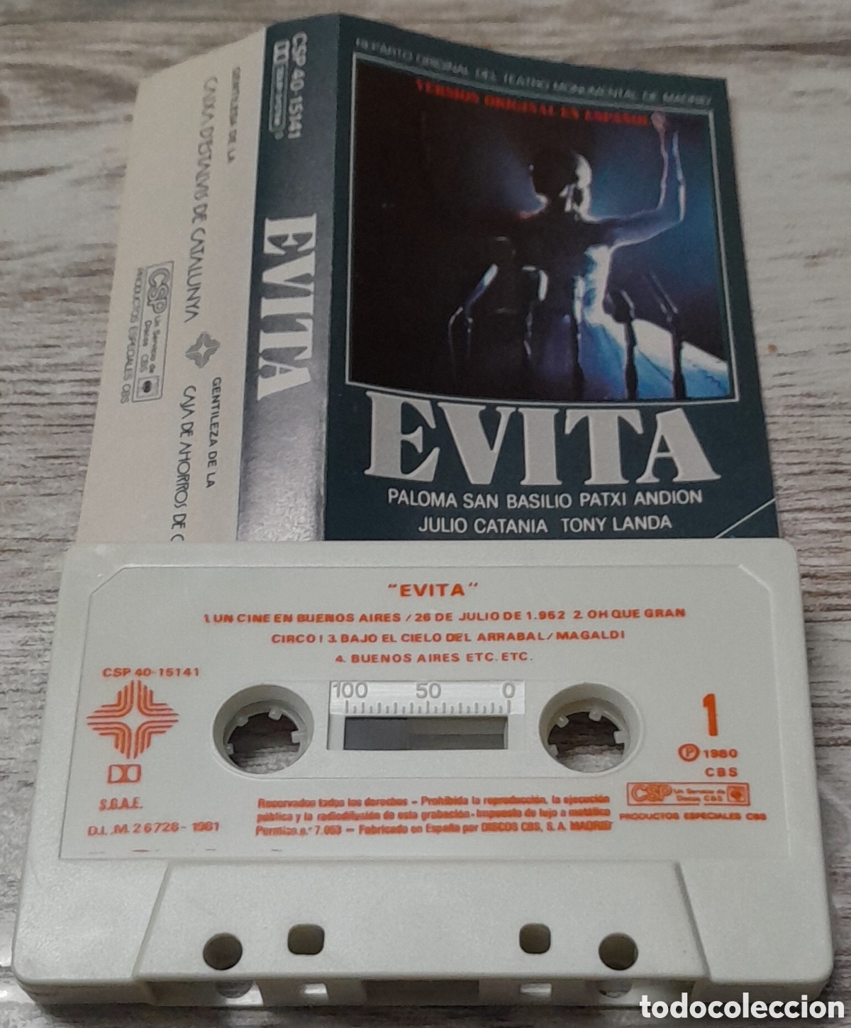 Casetes antiguos: EVITA - EDICI&Oacute;N RESUMIDA - Foto 1