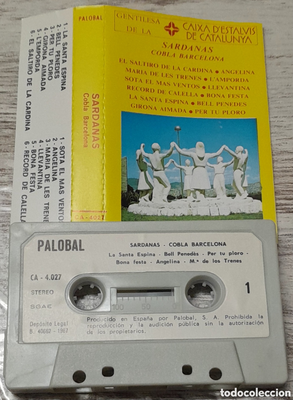Casetes antiguos: SARDANAS - COBLA BARCELONA - Foto 1