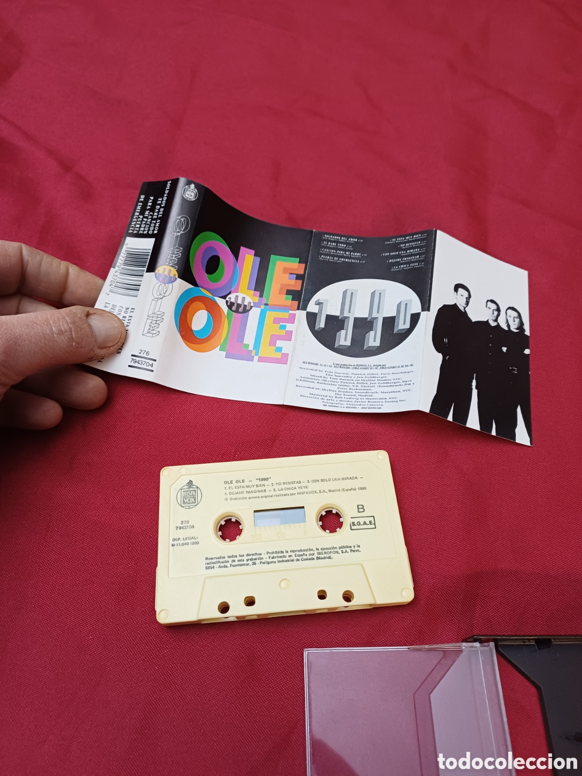 Casetes antiguos: CINTA CASETE, OLE OLE, 1990, MARTA S&Aacute;NCHEZ - Foto 5