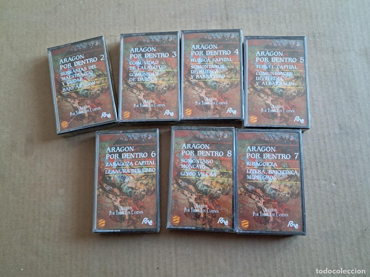 Casetes antiguos: ARAGON POR DENTRO VOL 2, 3, 4, 5, 6, 7 Y 8 CASETE PRECINTADOS