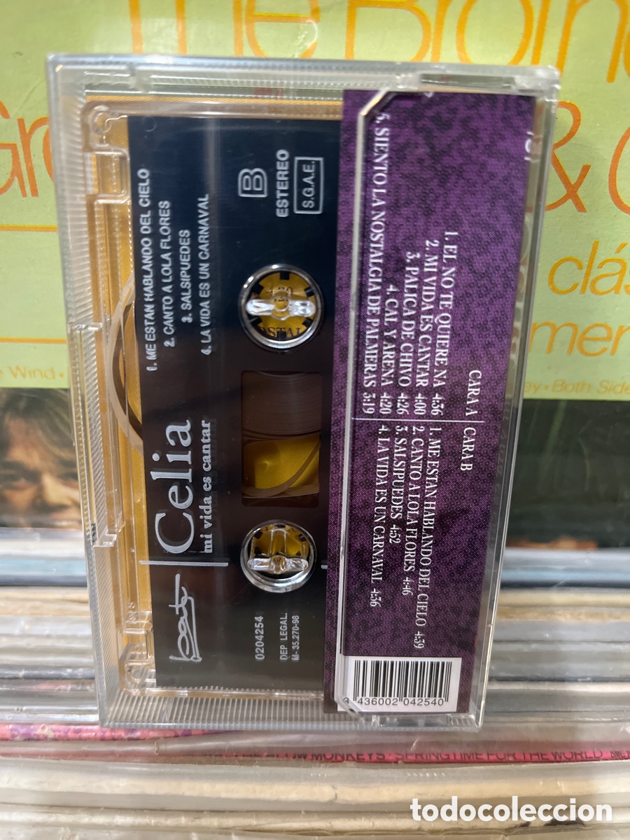 Casetes antiguos: Mi vida es cantar celia CRUZ PRECINTADO - Foto 2