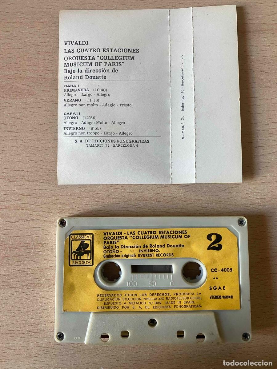 Casetes antiguos: Vivaldi / Las Cuatro Estaciones - Foto 2