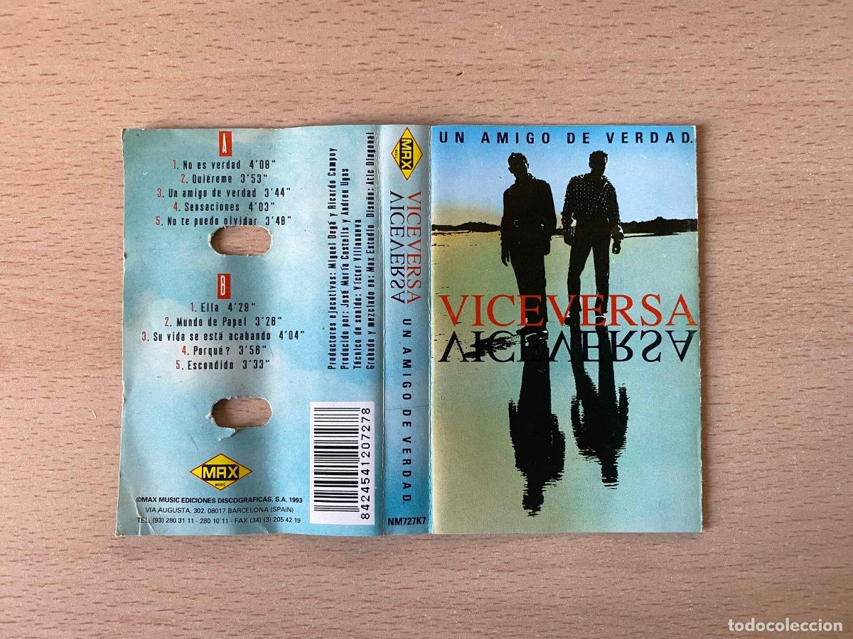 Casetes antiguos: Viceversa / Un Amigo De Verdad - Foto 1