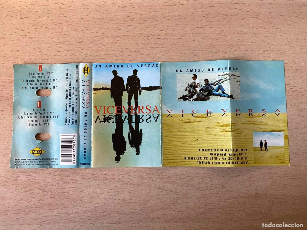 Casetes antiguos: Viceversa / Un Amigo De Verdad - Foto 2