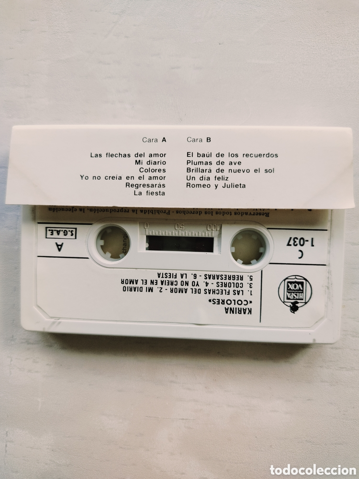 Casetes antiguos: Cassette Karina 1978 - Foto 2