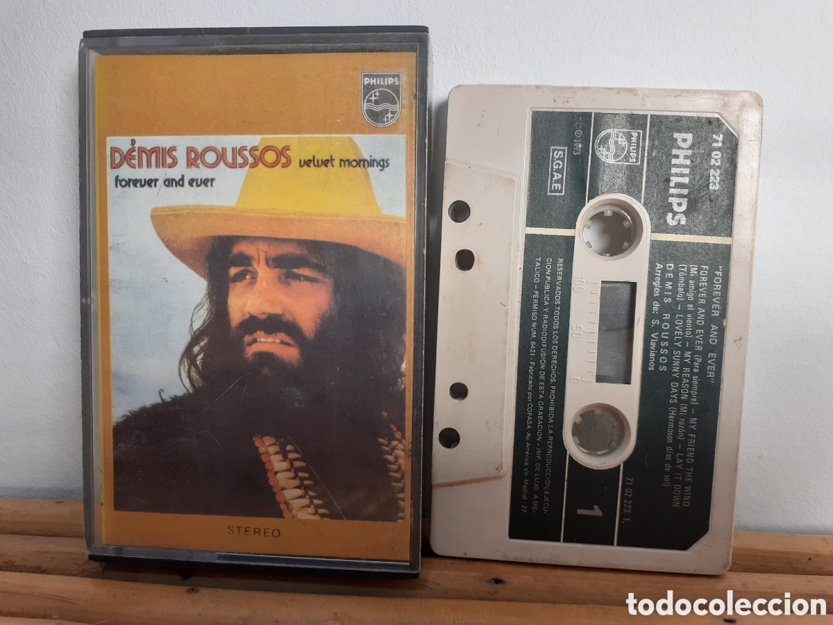 Casetes antiguos: DEMIS ROUSSOS - FOREVER AND EVER - PHILIPS 1973 - Foto 1