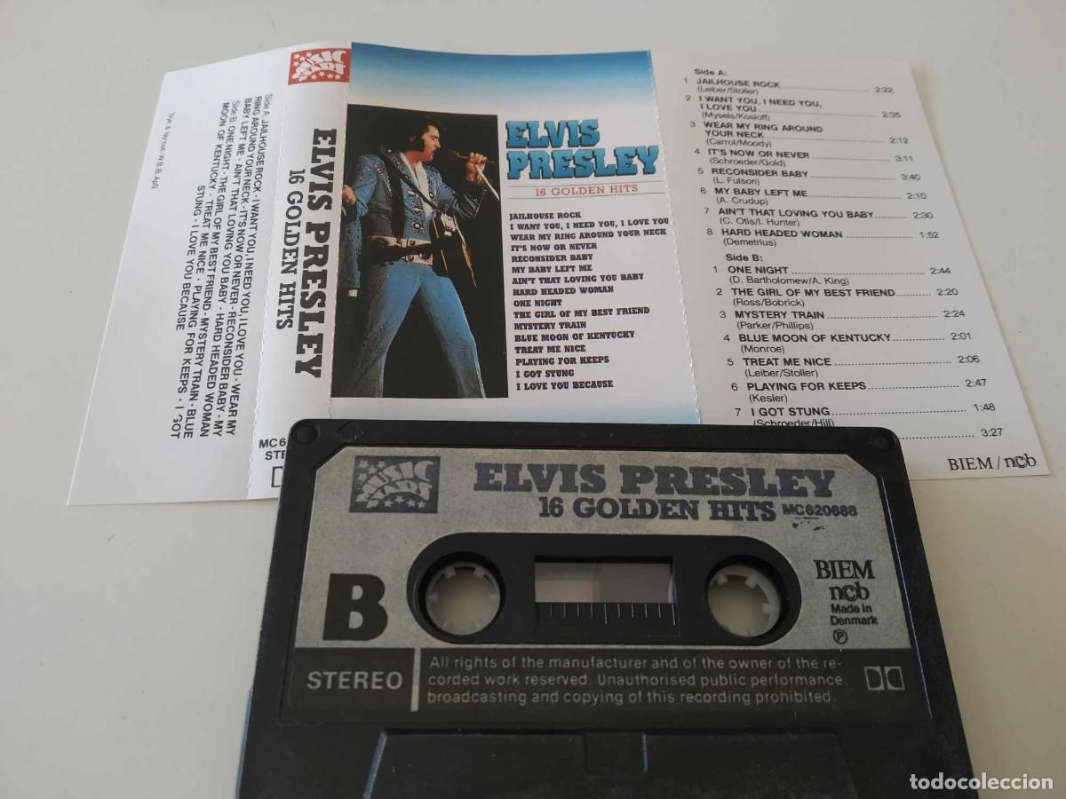Casetes antiguos: Elvis Presley - 16 Golden Hits (Cass, Comp) - Foto 1