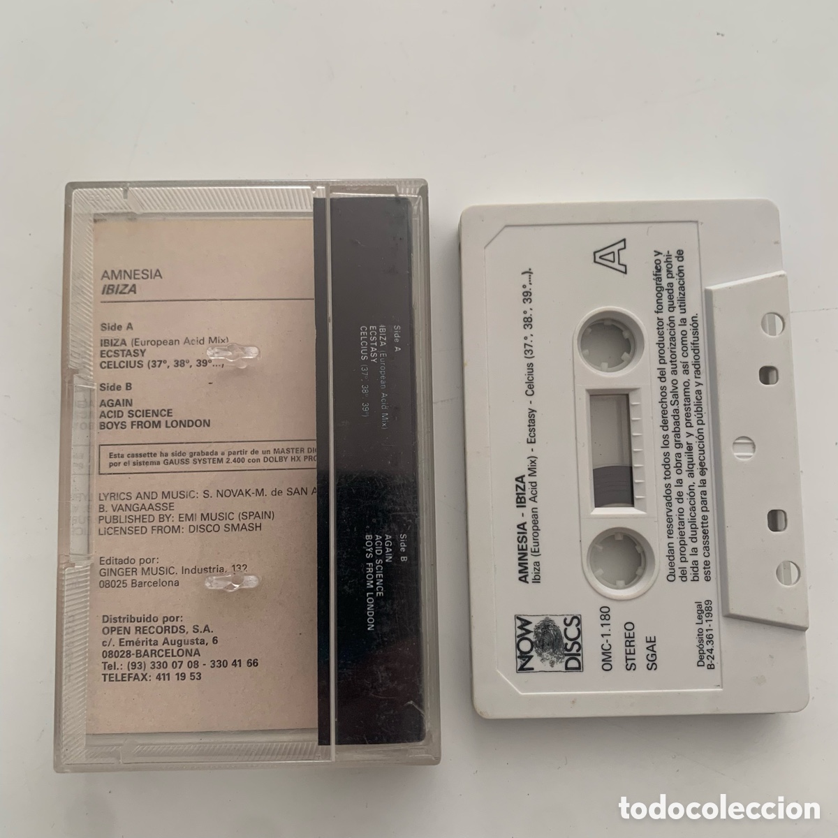 Casetes antiguos: cinta cassette Amnesia &lrm;&ndash; Ibiza de 1989 - Foto 2