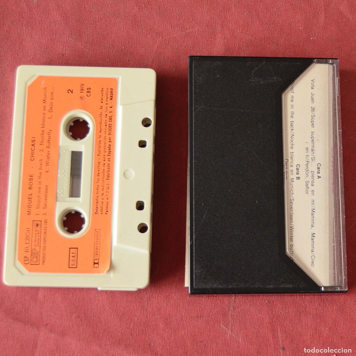 Casetes antiguos: MIGUEL BOSE - CHICAS - CASETE - Foto 2