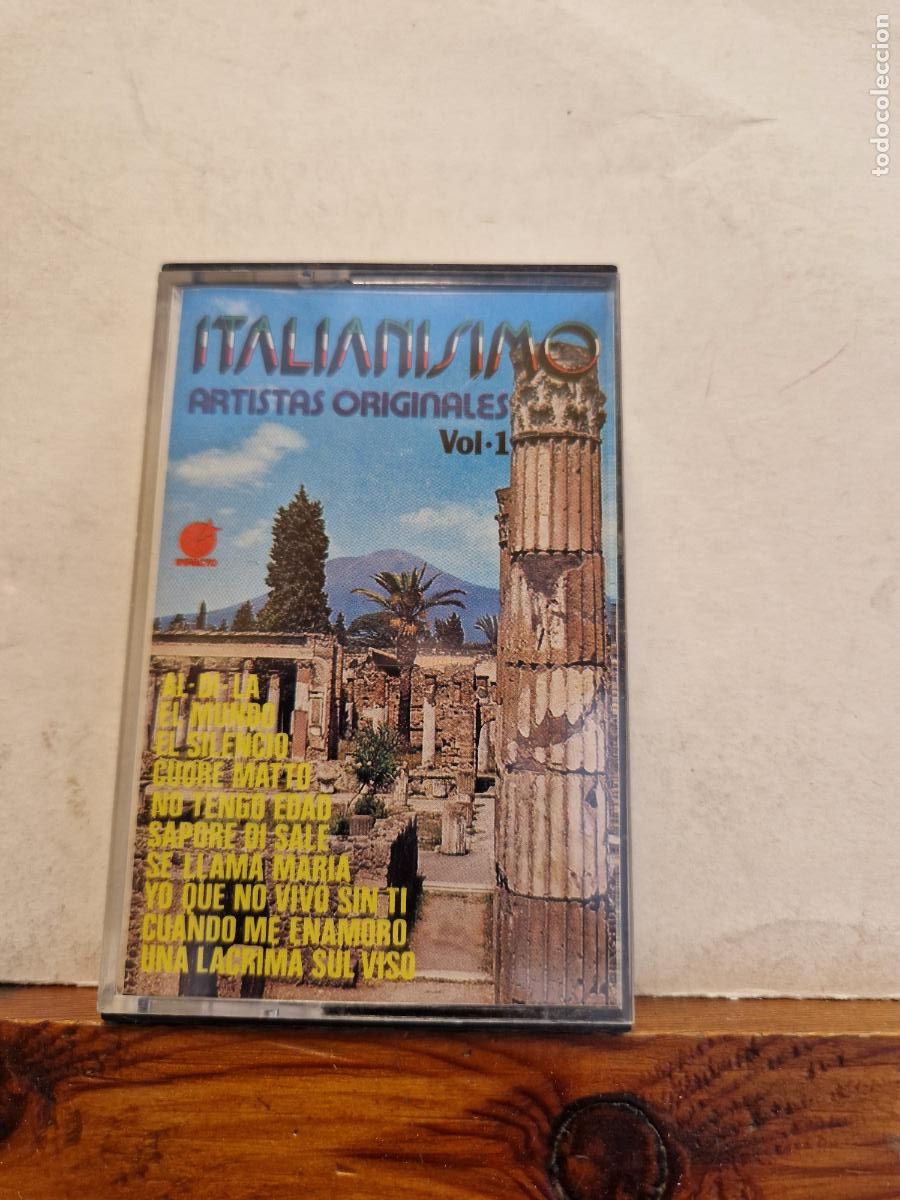 Old Cassettes: CASETE. ITALIANISIMO. ARTISTAS ORIGINALES.