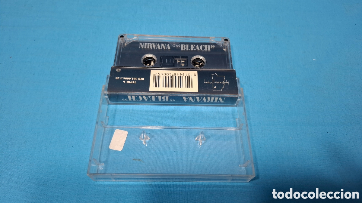 Casetes antiguos: CASSETTE NIRVANA &rdquo; BLEACH&rdquo; - Foto 2