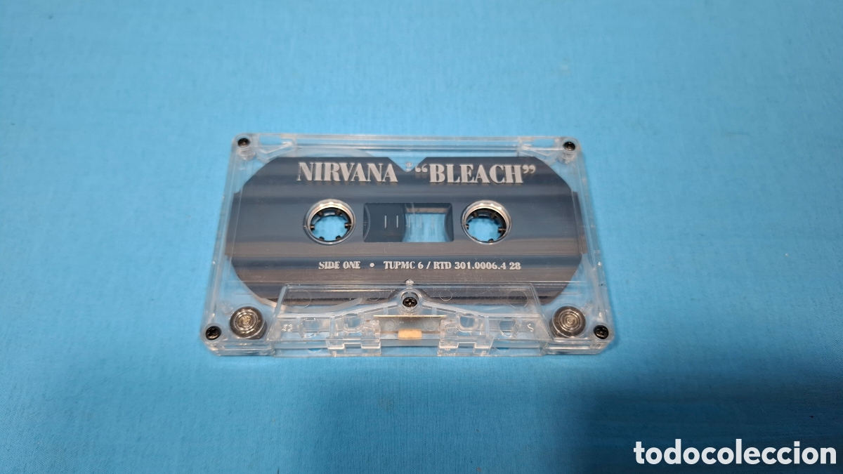 Casetes antiguos: CASSETTE NIRVANA &rdquo; BLEACH&rdquo; - Foto 4