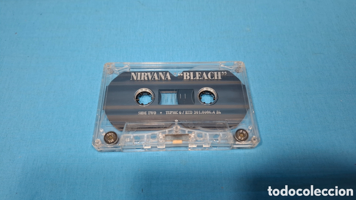 Casetes antiguos: CASSETTE NIRVANA &rdquo; BLEACH&rdquo; - Foto 5