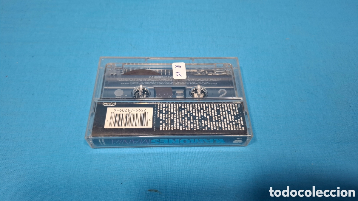 Casetes antiguos: CASSETTE RAMONES - MAN&Iacute;A - Foto 6