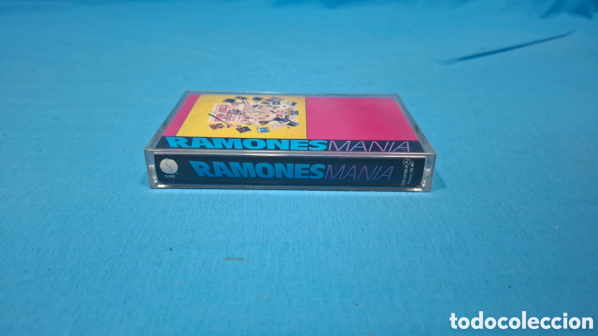 Casetes antiguos: CASSETTE RAMONES - MAN&Iacute;A - Foto 7