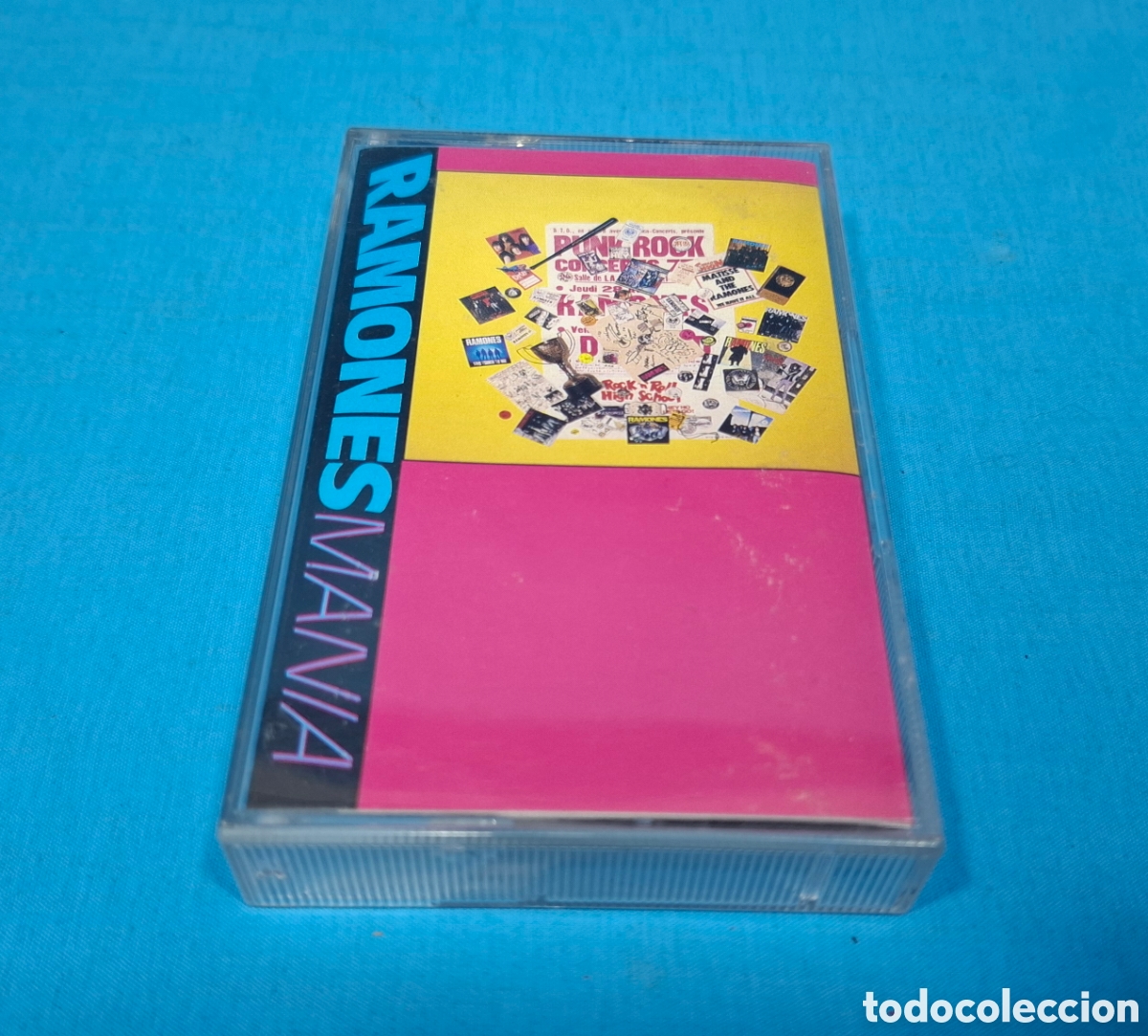 Casetes antiguos: CASSETTE RAMONES - MAN&Iacute;A - Foto 1
