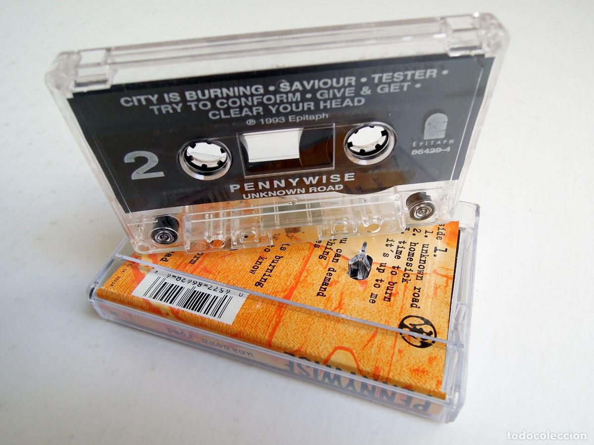 Casetes antiguos: Pennywise - Unknown Road - Cassette US 1993 - Epitaph 86429-4 - Foto 6