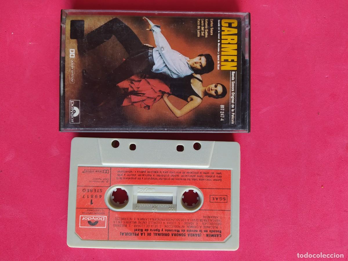 Cassetes antigas: CARMEN BANDA SONORA ORIGINAL DE LA PELICULA TARIFA PLANA ENVIOS