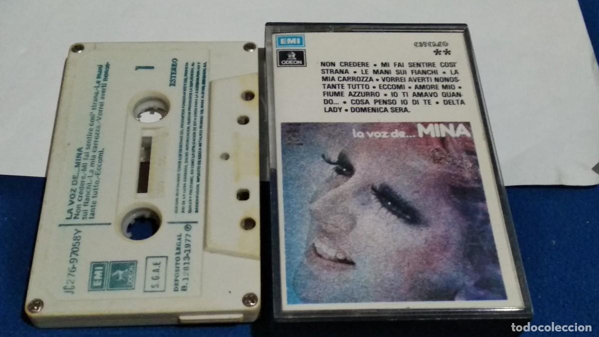 Casetes antiguos: LA VOZ DE... MINA - 1977 EMI - CASETE CINTA CASSETTE