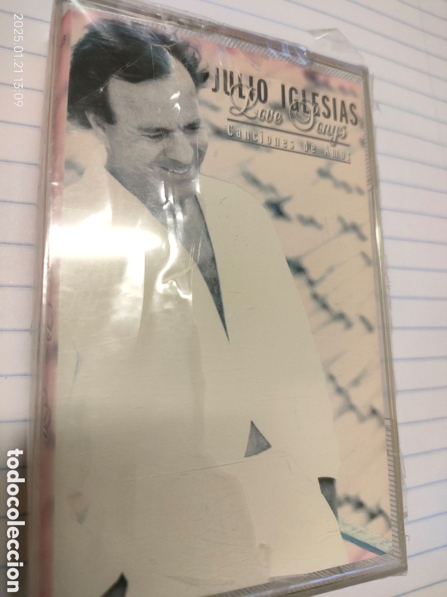 Casetes antiguos: Casete )JULIO IGLESIAS-LOVE SONGS-CANCIONES DE AMOR-CASETE NUEVO PRECINTADO