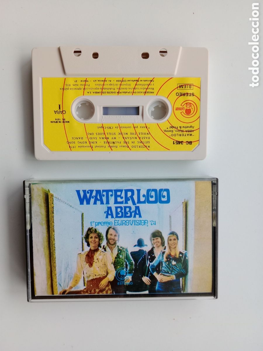 Casetes antiguos: Casete Abba. Waterloo - Foto 2