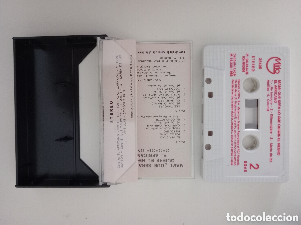 Casetes antiguos: Casete Georgie Dann. Grandes &eacute;xitos - Foto 3