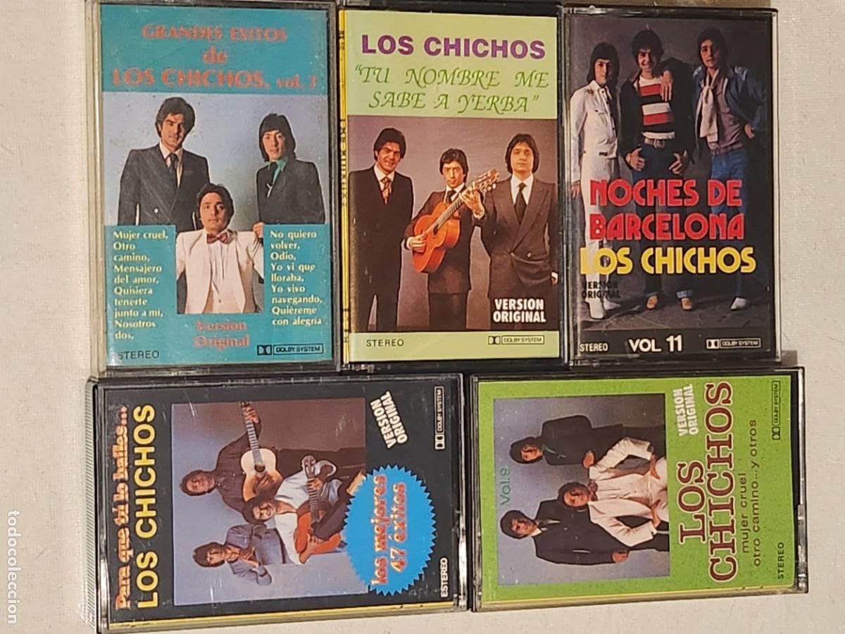 Casetes antiguos: LOS CHICHOS LOTE DE CINCO CASETES - Foto 1