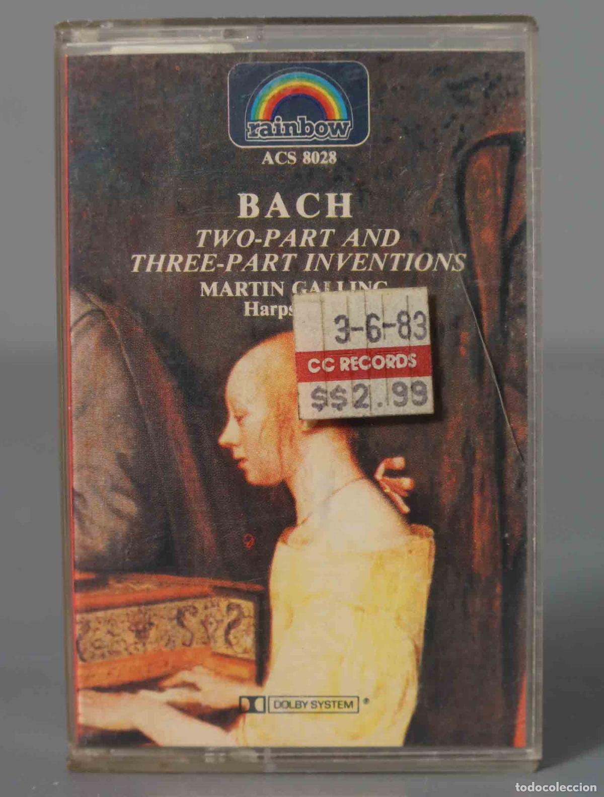 Casetes antiguos: CASSETTE. Bach, Martin Galling &ndash; Two - Part, And Three - Part Inventions - Foto 1