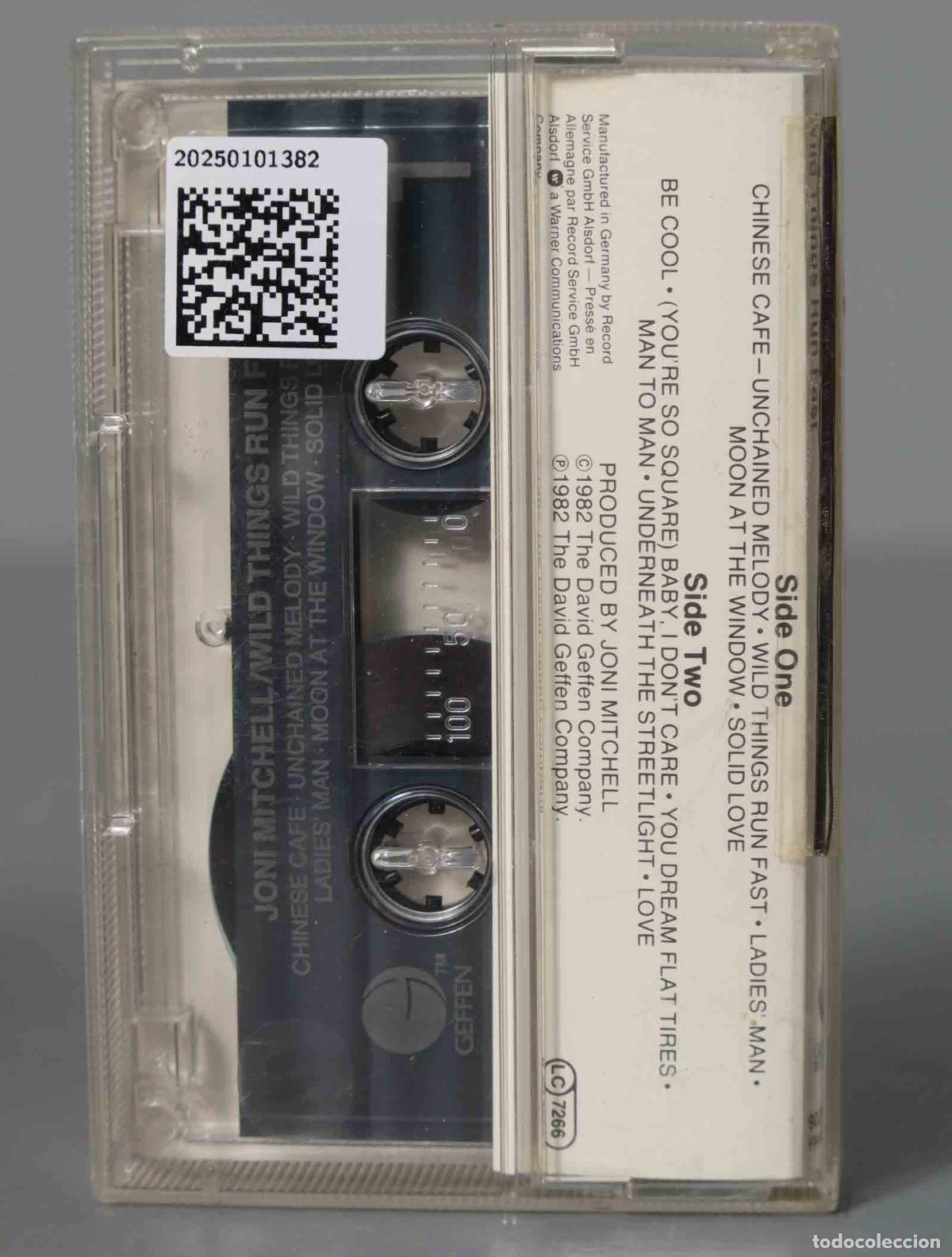 Casetes antiguos: CASSETTE. Joni Mitchell &ndash; Wild Things Run Fast - Foto 2