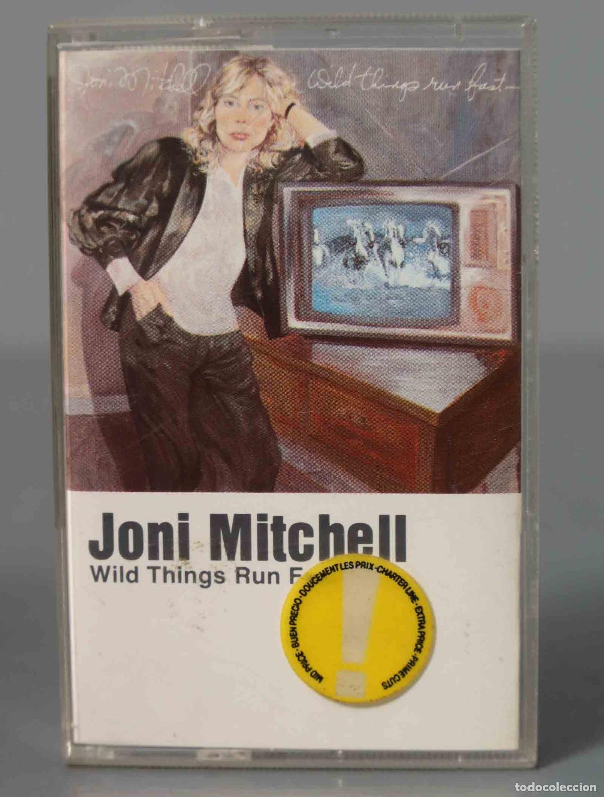 Casetes antiguos: CASSETTE. Joni Mitchell &ndash; Wild Things Run Fast - Foto 1